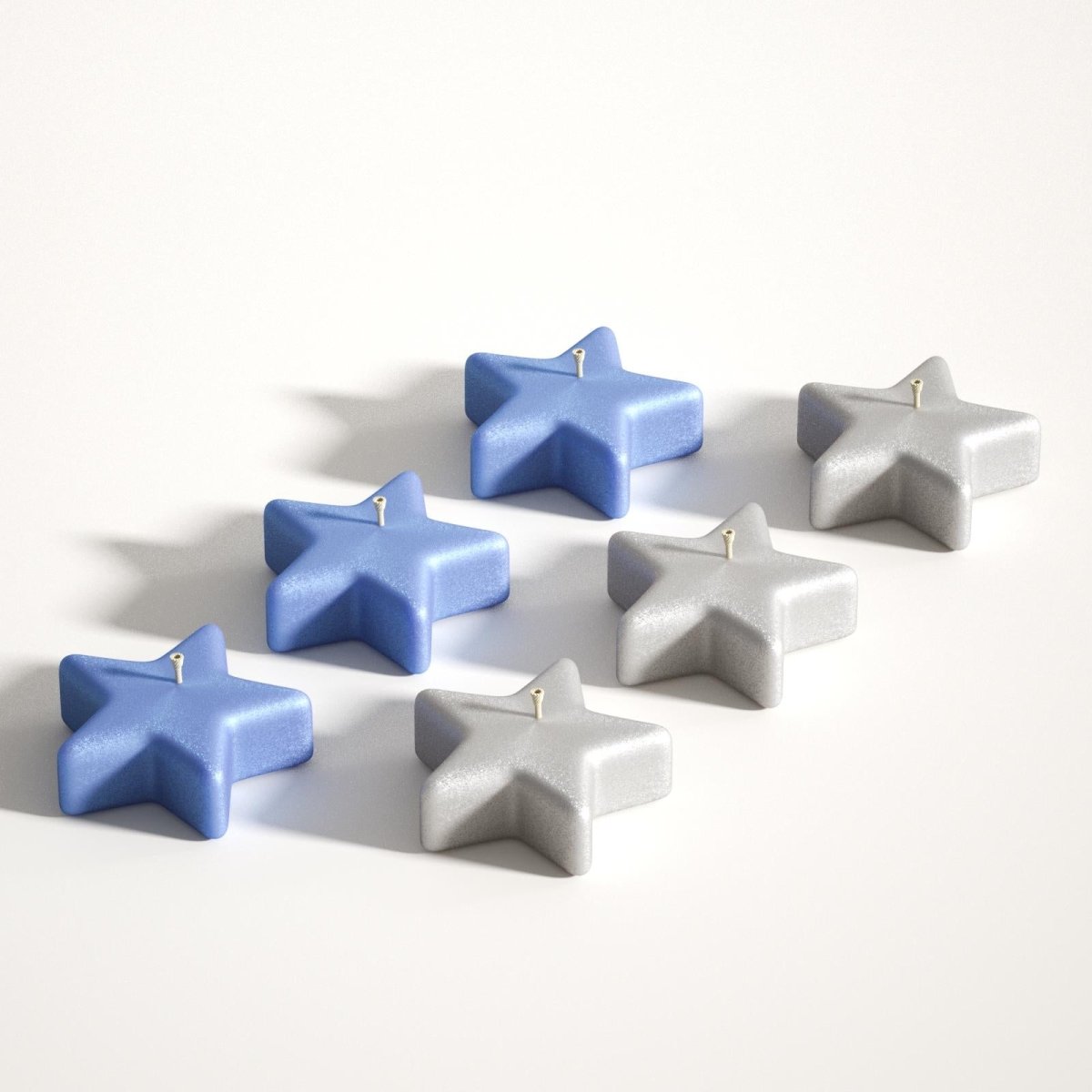 Twinkle Star Mini Candle Silicone Mold3D Candle MoldLZ0821