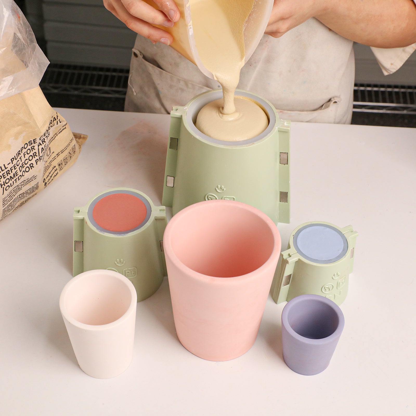 Minimal Candle Jar Silicone Mold Collection