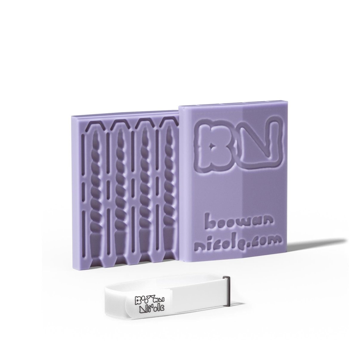 Multi - Cavity Twisted Taper Candle Silicone Mold – 4 CavitiesTaper Candle MoldLZ0793