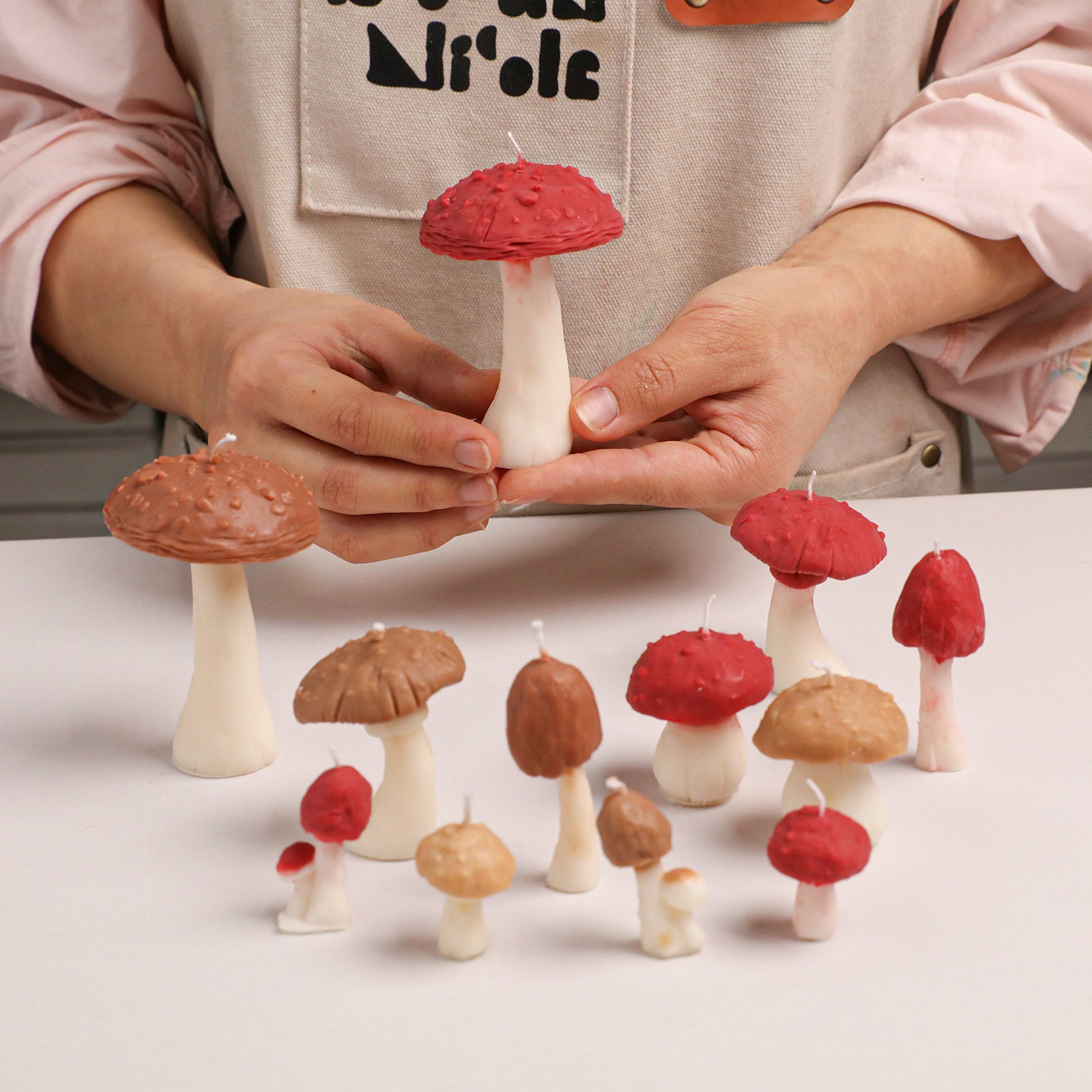 Mushroom Garden Candle Silicone Mold Collection