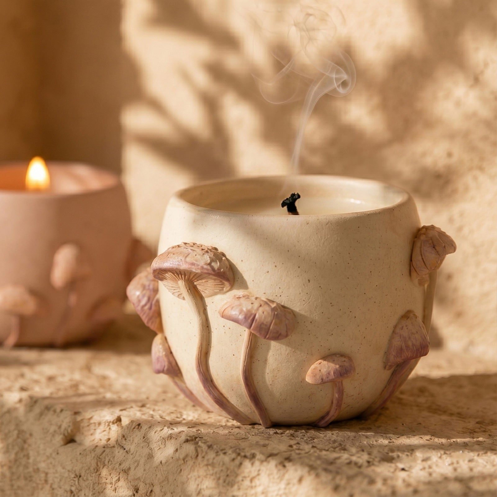 Mushroom Grove Candle Jar Silicone Mold Collection
