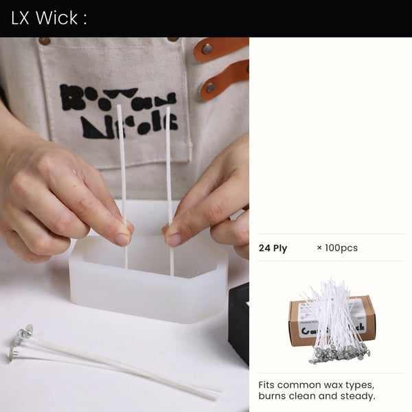 24 Ply LX Wick - for 4oz