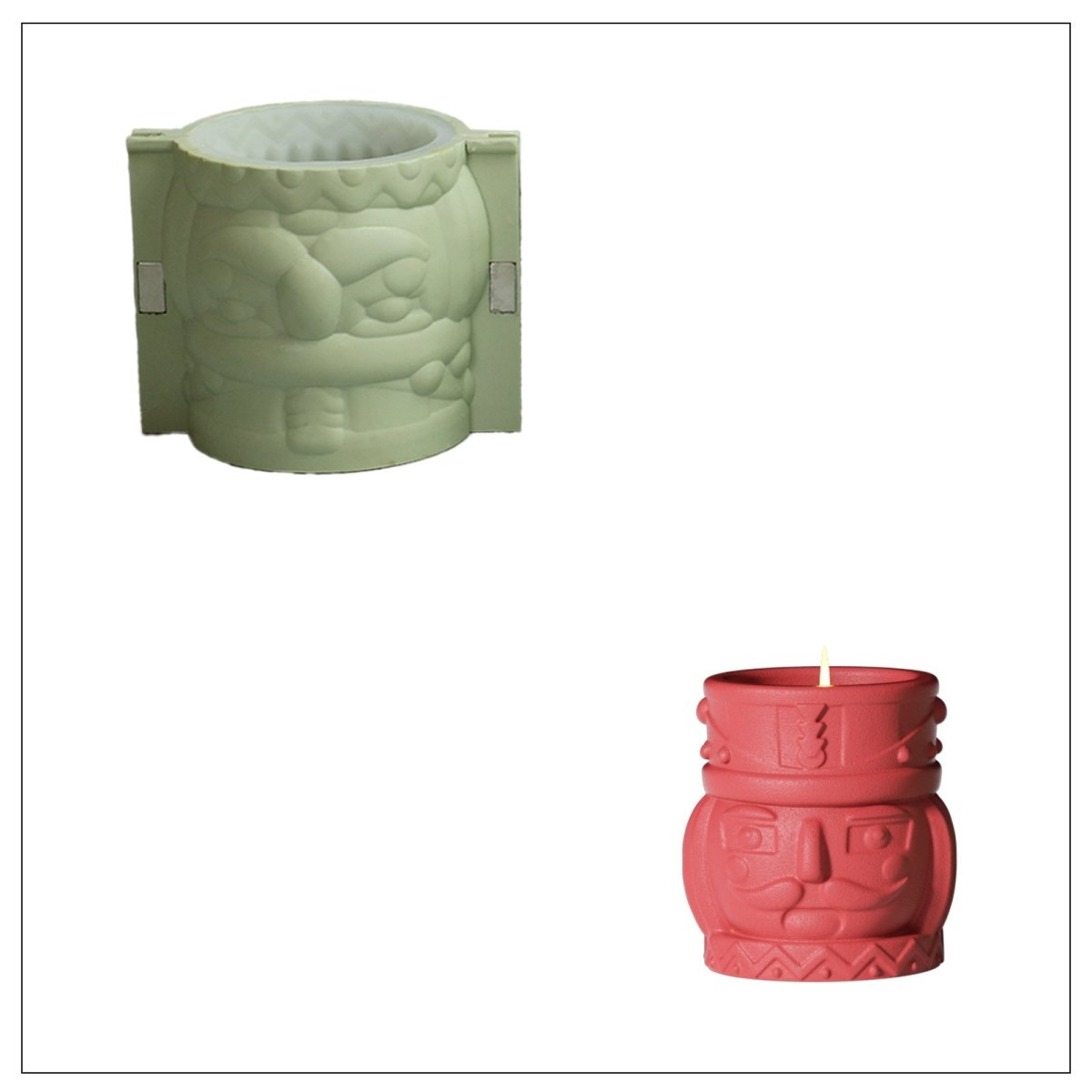 Buy Pip Merrybeat Candle Jar Silicone Mold - Boowan Nicole