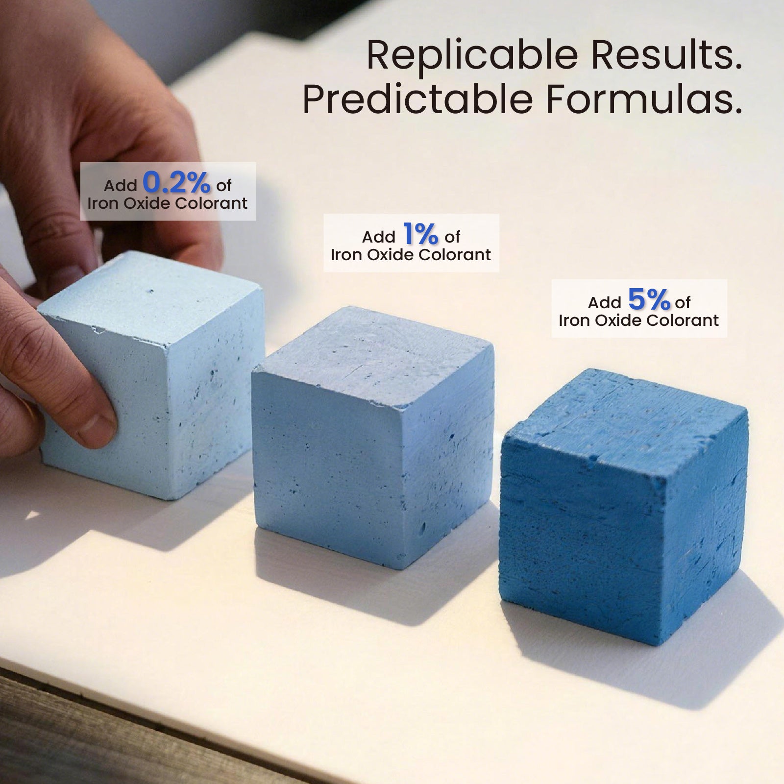 Omnicast Iron Oxide Colorant Dosage & Color Depth Demo - Boowan Nicole