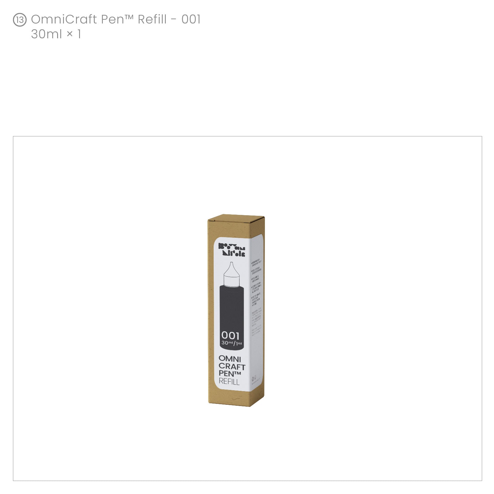 OmniCraft Pen™ 30 ml Refill - Pigment - Boowan Nicole