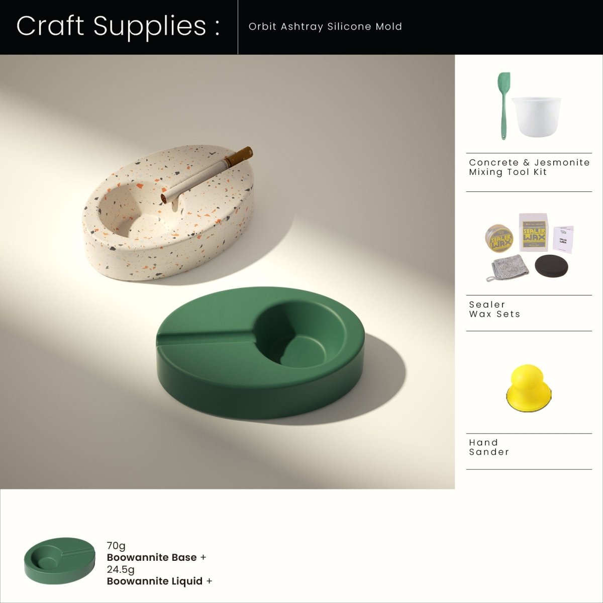 Orbit Ashtray Silicone MoldOffice Accessories MoldSH1342