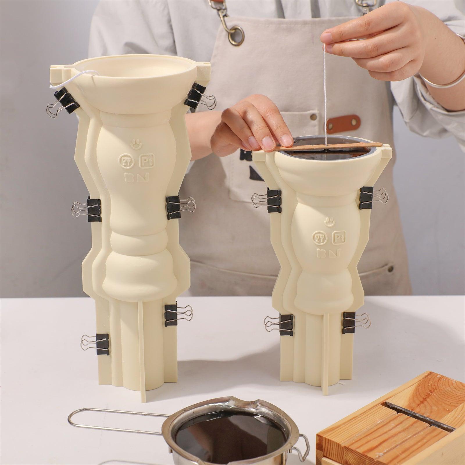 قالب سيليكون لشمعة عمود هدوء منحوت