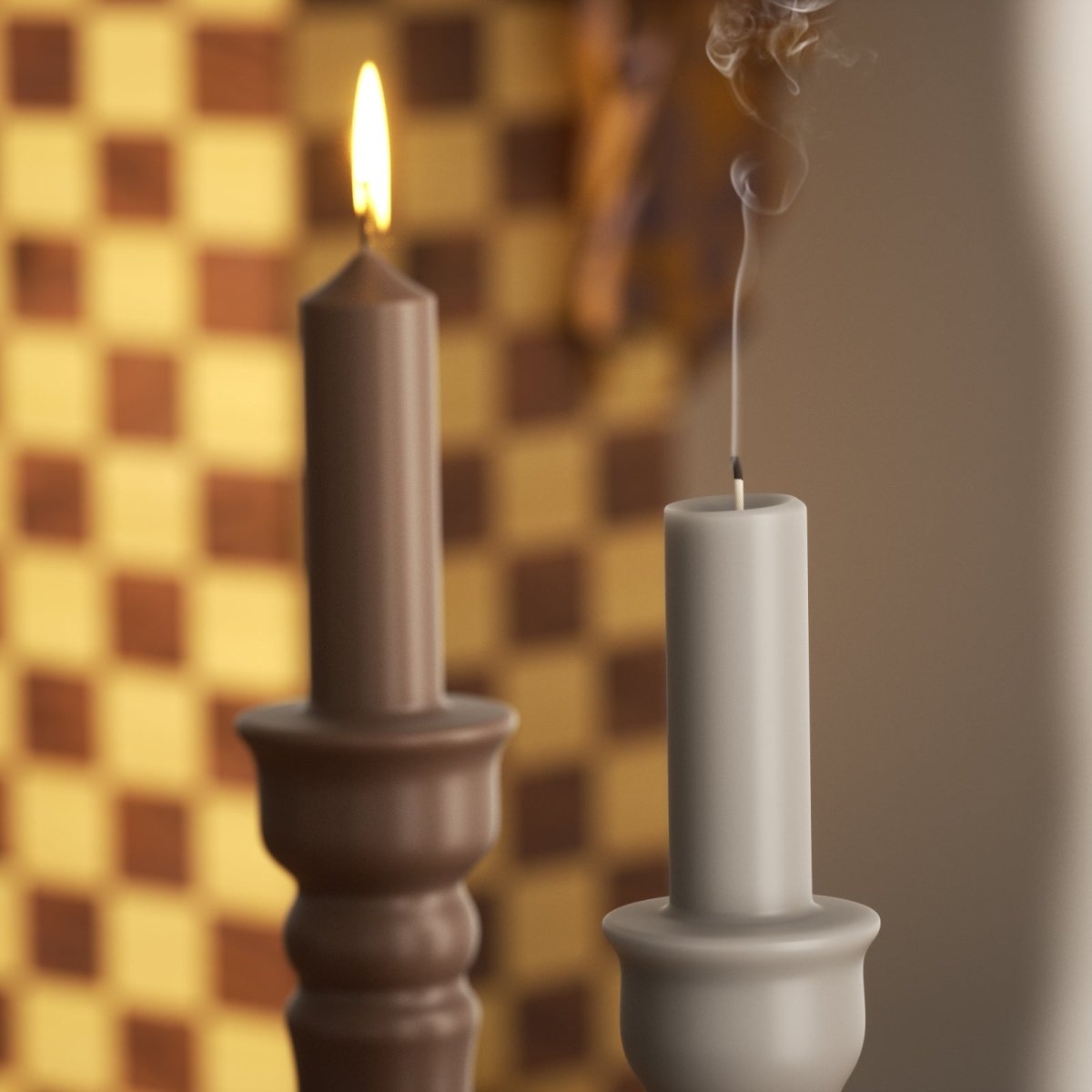 Sculpted Serenity Pillar Candle Silicone Mold3D Candle MoldLZ0851
