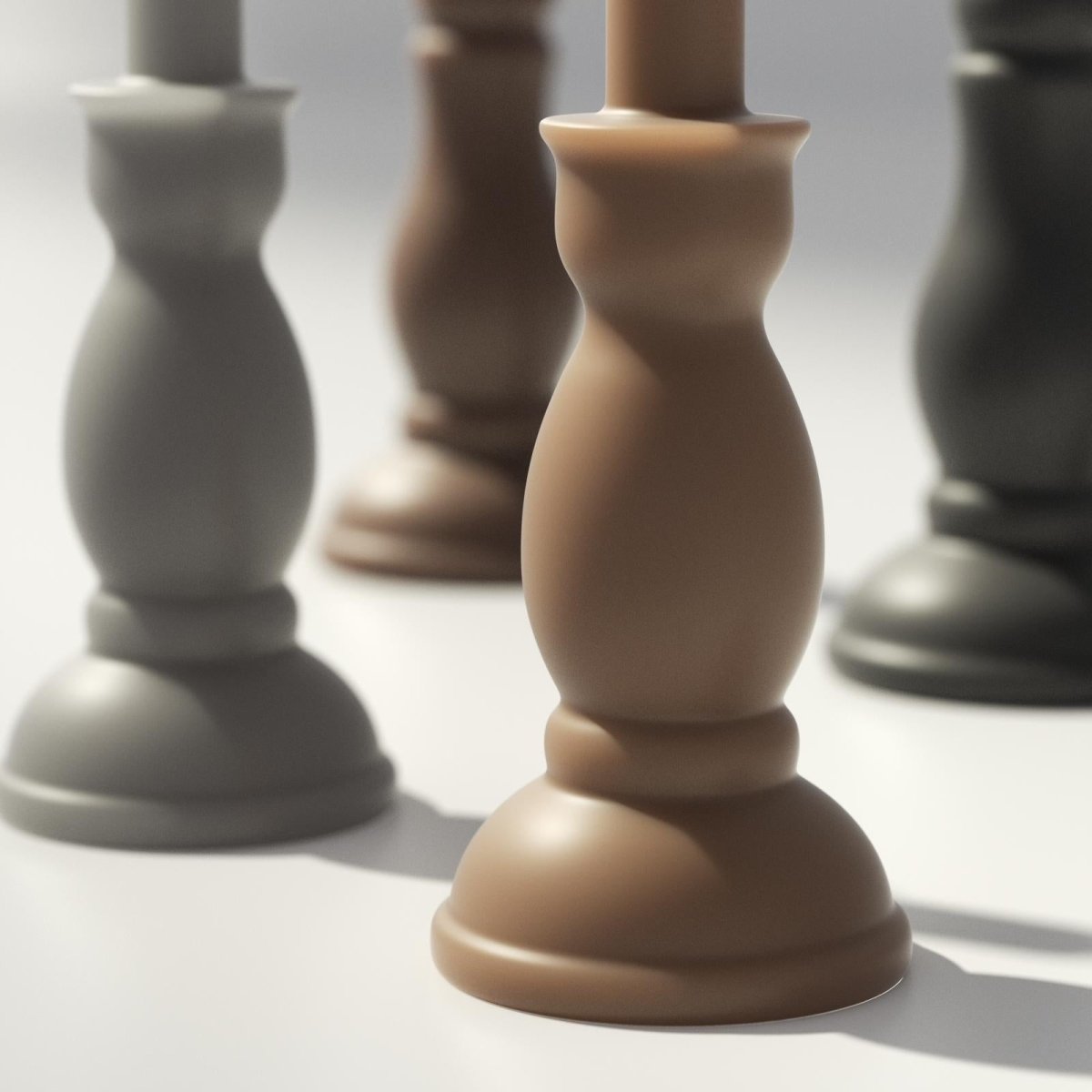 Sculpted Serenity Pillar Candle Silicone Mold3D Candle MoldLZ0851