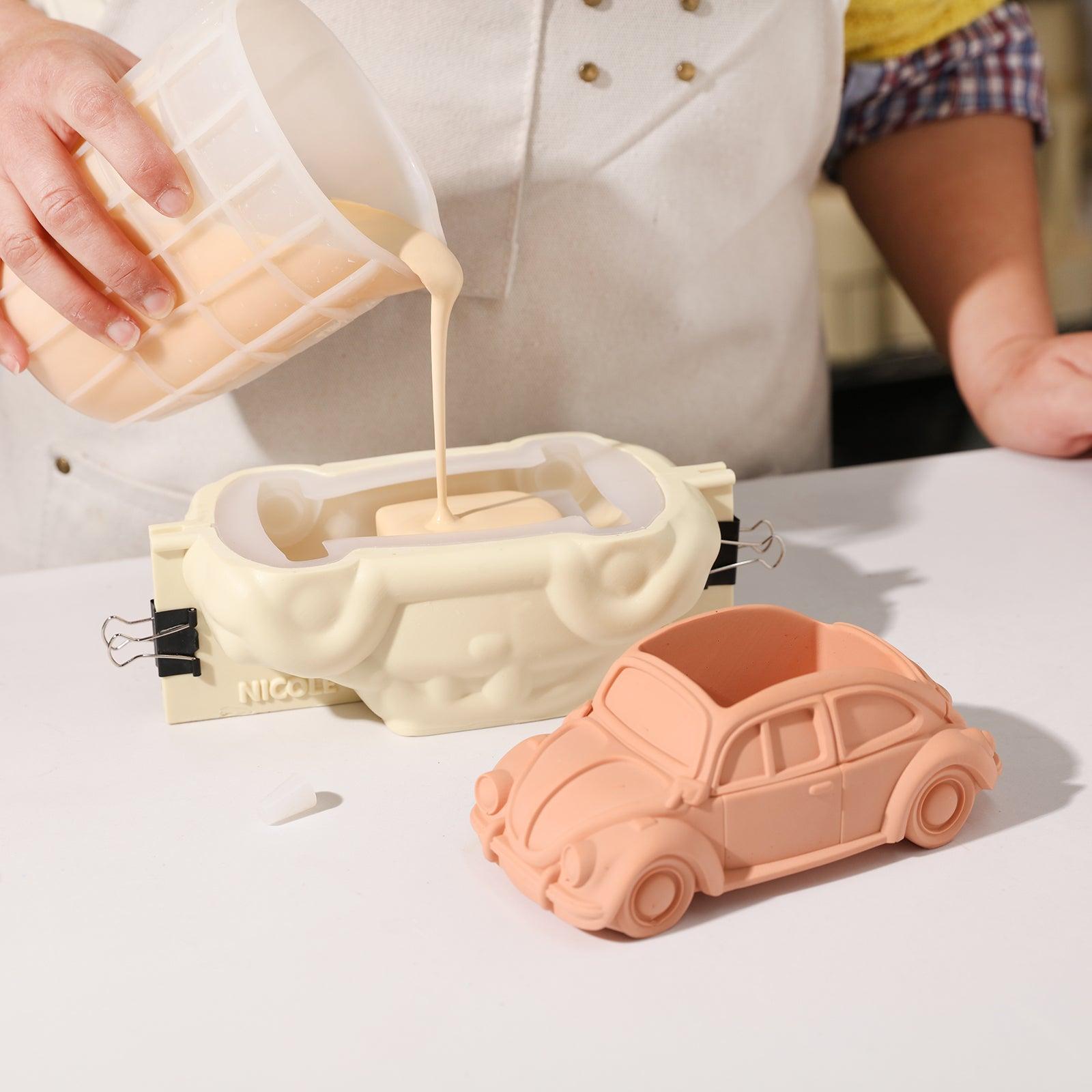 vw beetle plant pot Classic Retro Beetle Coupe Car Plant Pot Silicone Mold