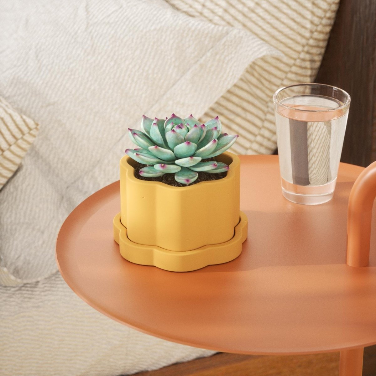 Mini Floral Column Plant Pot Silicone MoldConcrete MoldsSH1085-1-2