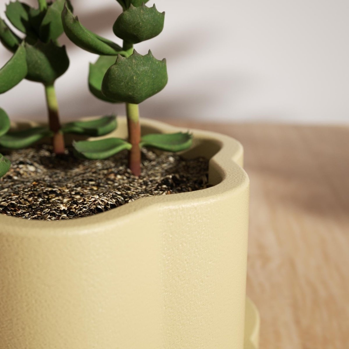 Mini Floral Column Plant Pot Silicone MoldConcrete MoldsSH1085-1-2