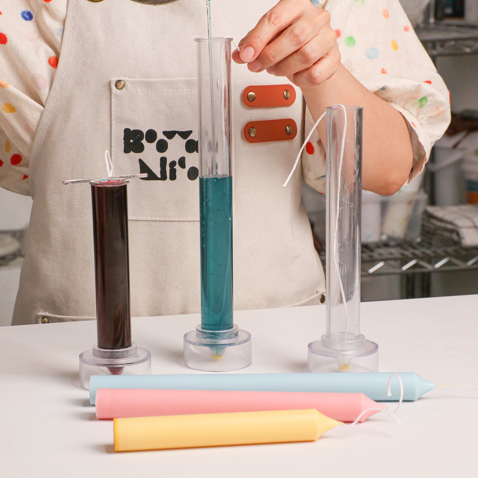 Pointed Taper Acrylic Candle Mold Collection
