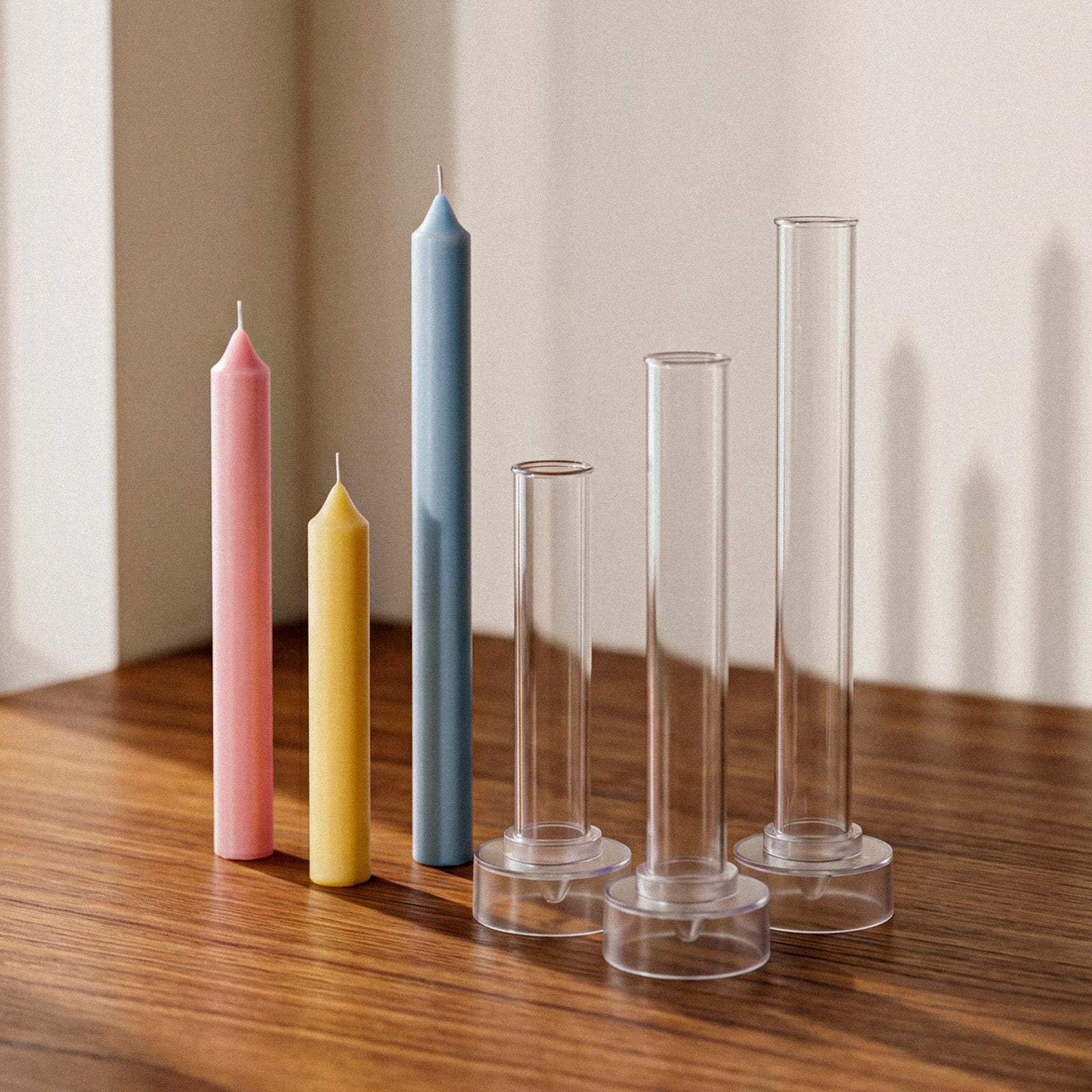 Pointed Taper Acrylic Candle Mold Collection