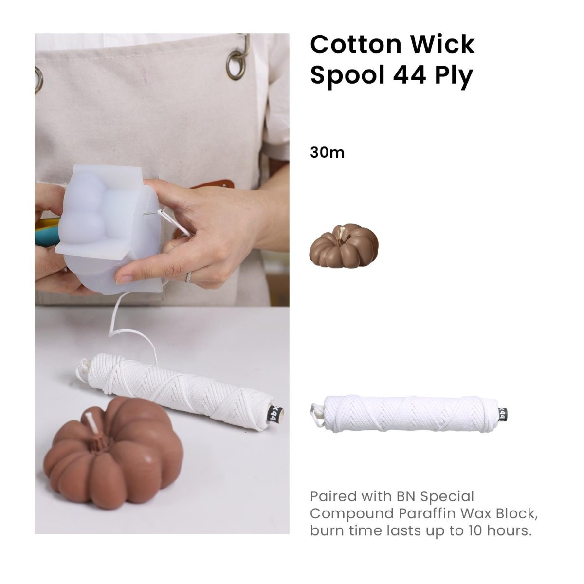 Pumpkin Hour Candle Silicone Mold Collection3D Candle MoldA0484