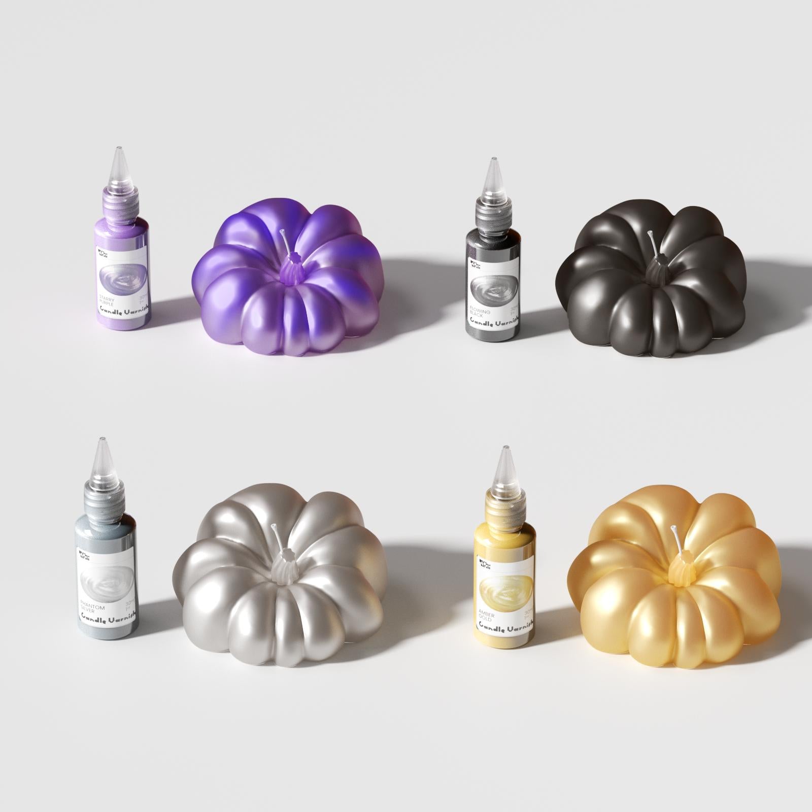 Glitter Sealer Varnish Kit & Halloween Edition Colors