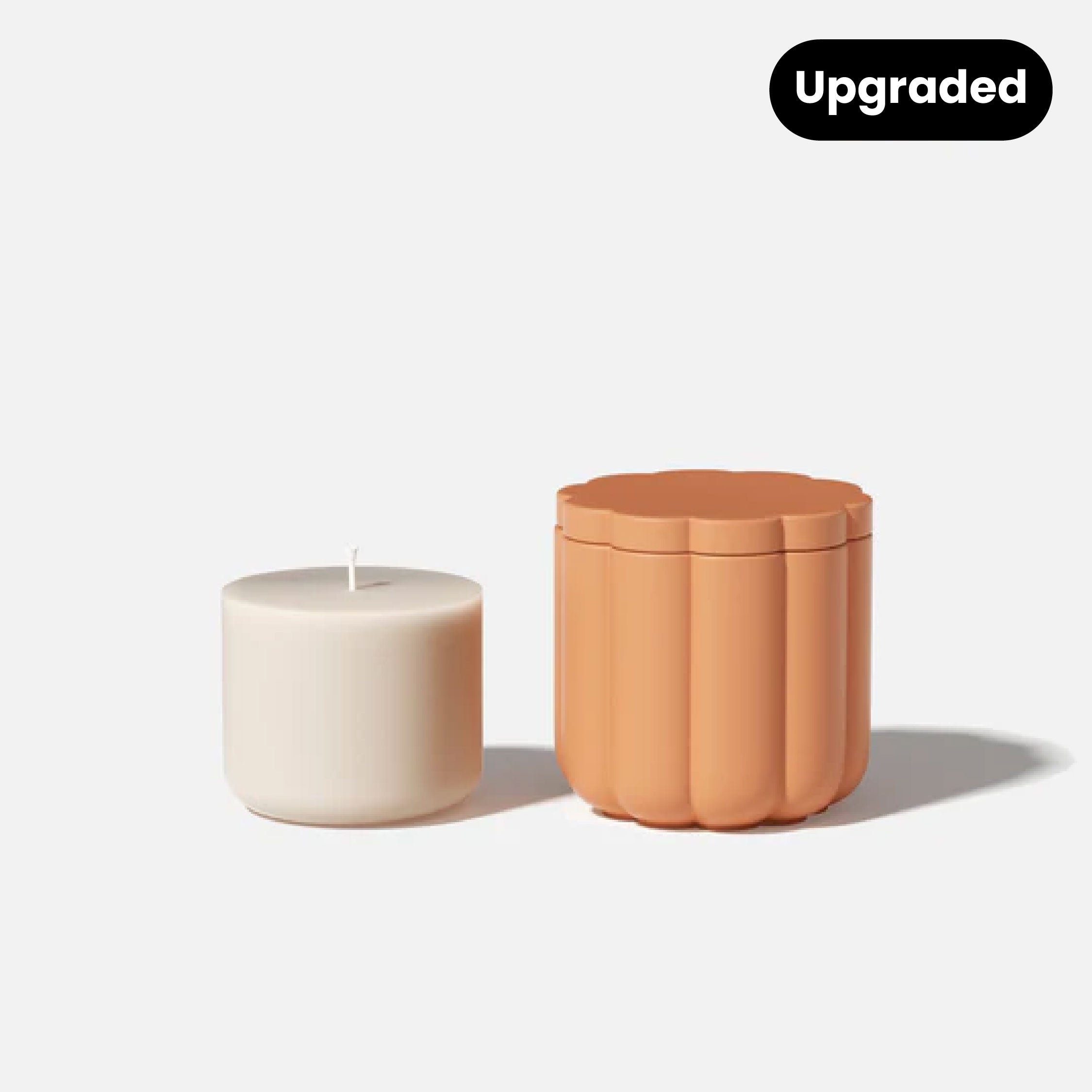 Pumpkin-Inspired Candle Jar Silicone Mold & 6.5 oz Candle Refill Silicone Mold