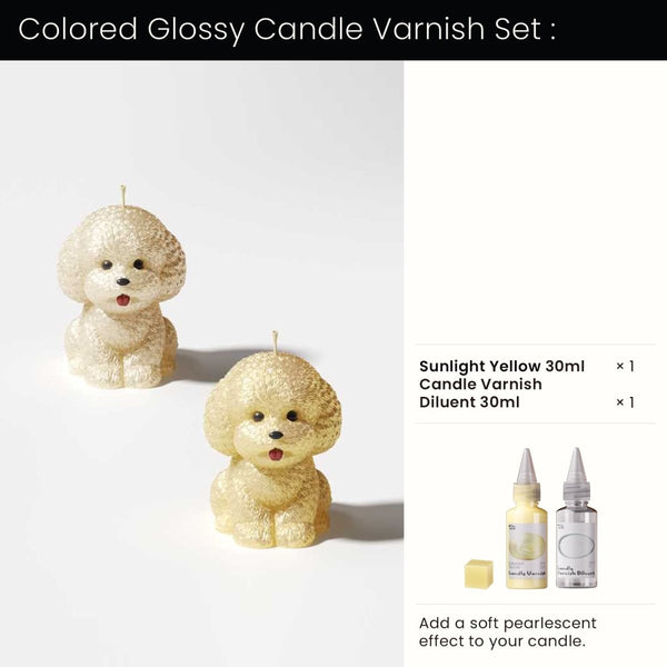Kerzenlack – Sonnenlichtgelb
