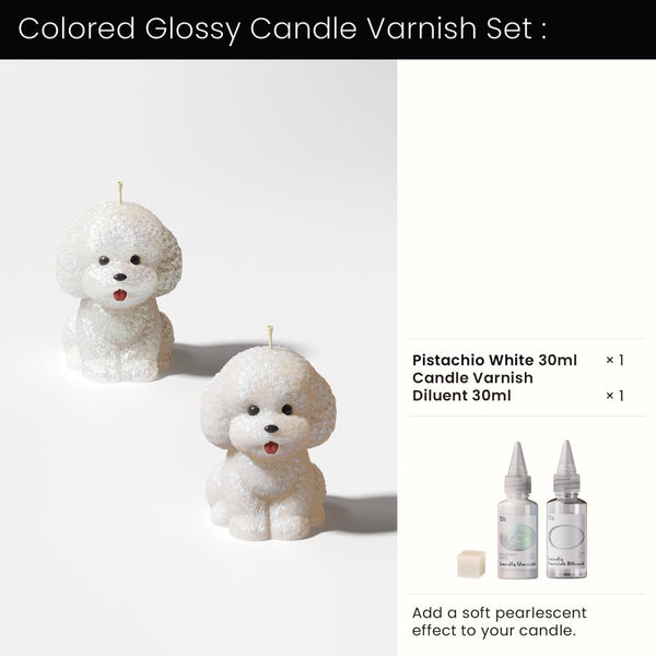 Kerzenlack – Pistazienweiß