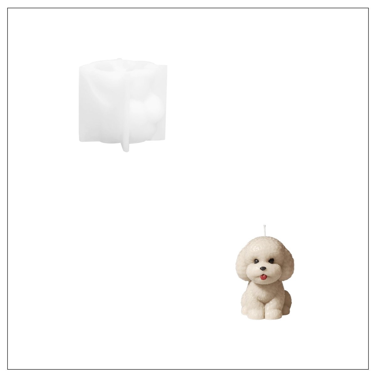 Buy Mochi Dog Candle Silicone Mold - Boowan Nicole