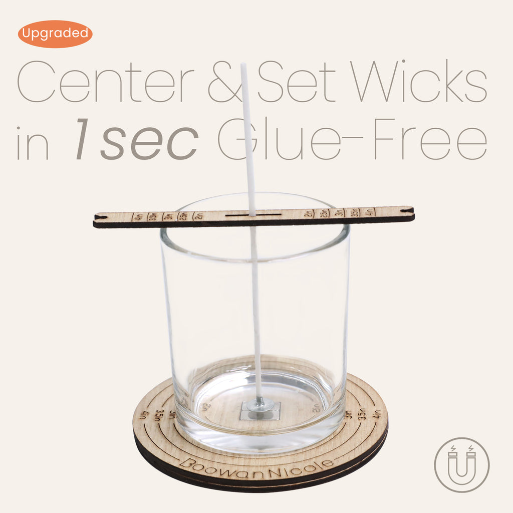 Center & Set Wick in 1 sec glue-free - Boowan Nicole