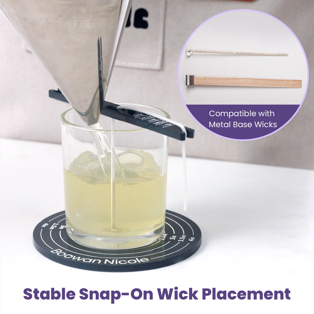 Stable Snap-on Wick Placement