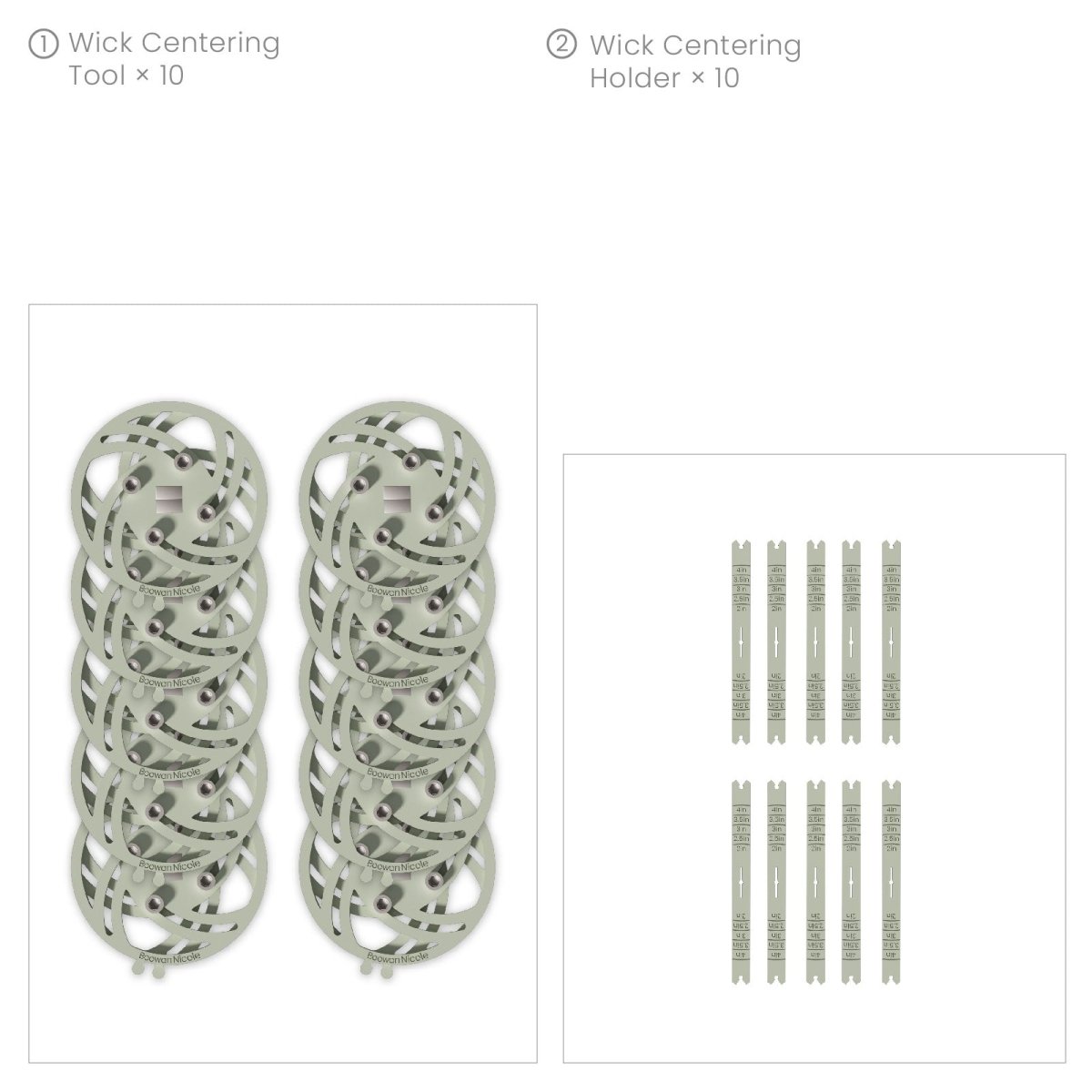 Quick Magnetic Candle Wick Centering Setter Tool ProCandle ToolA0399*10