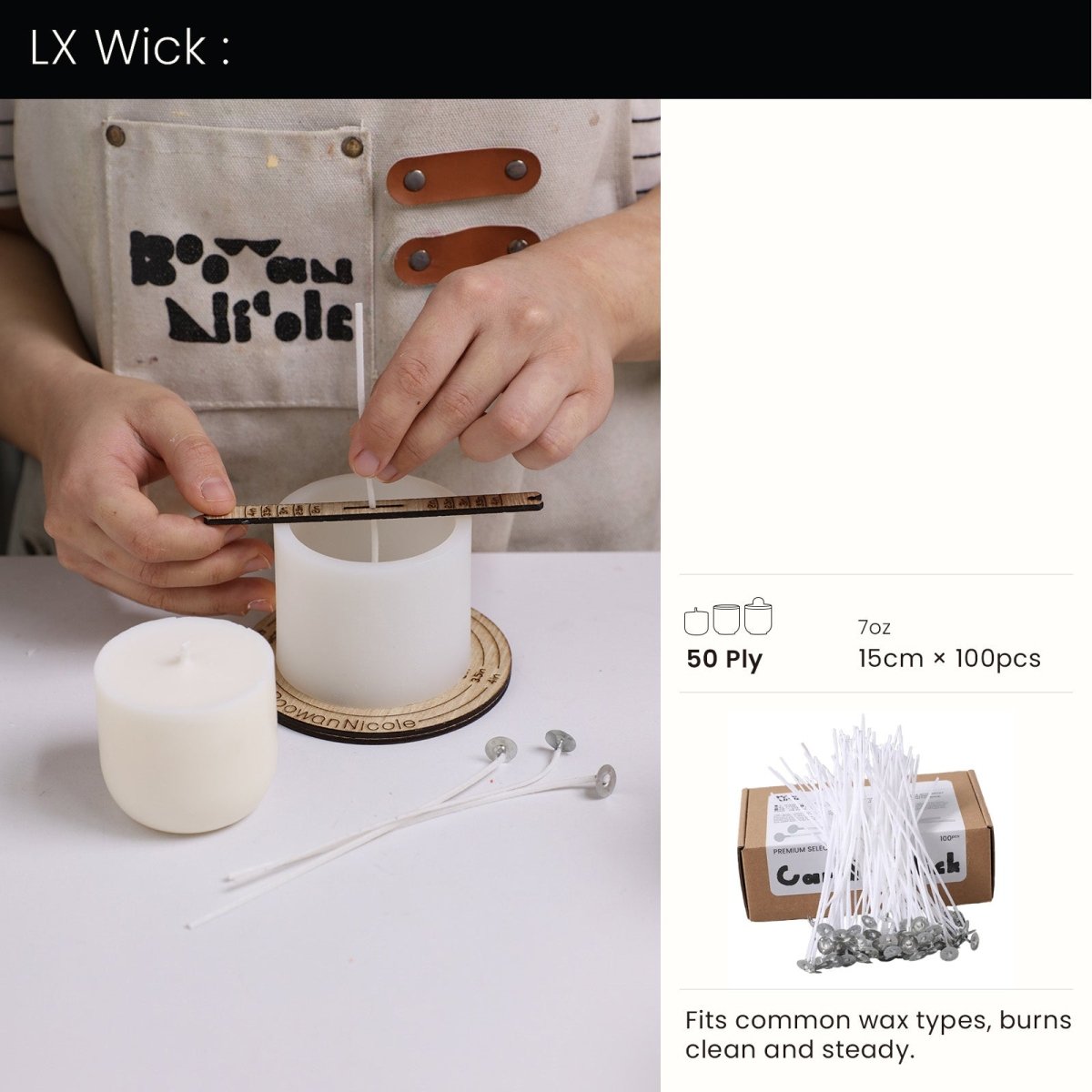 Rhythms of Nature Candle Jar Candle Refill Silicone Mold CollectionCandle Jar MoldA0382