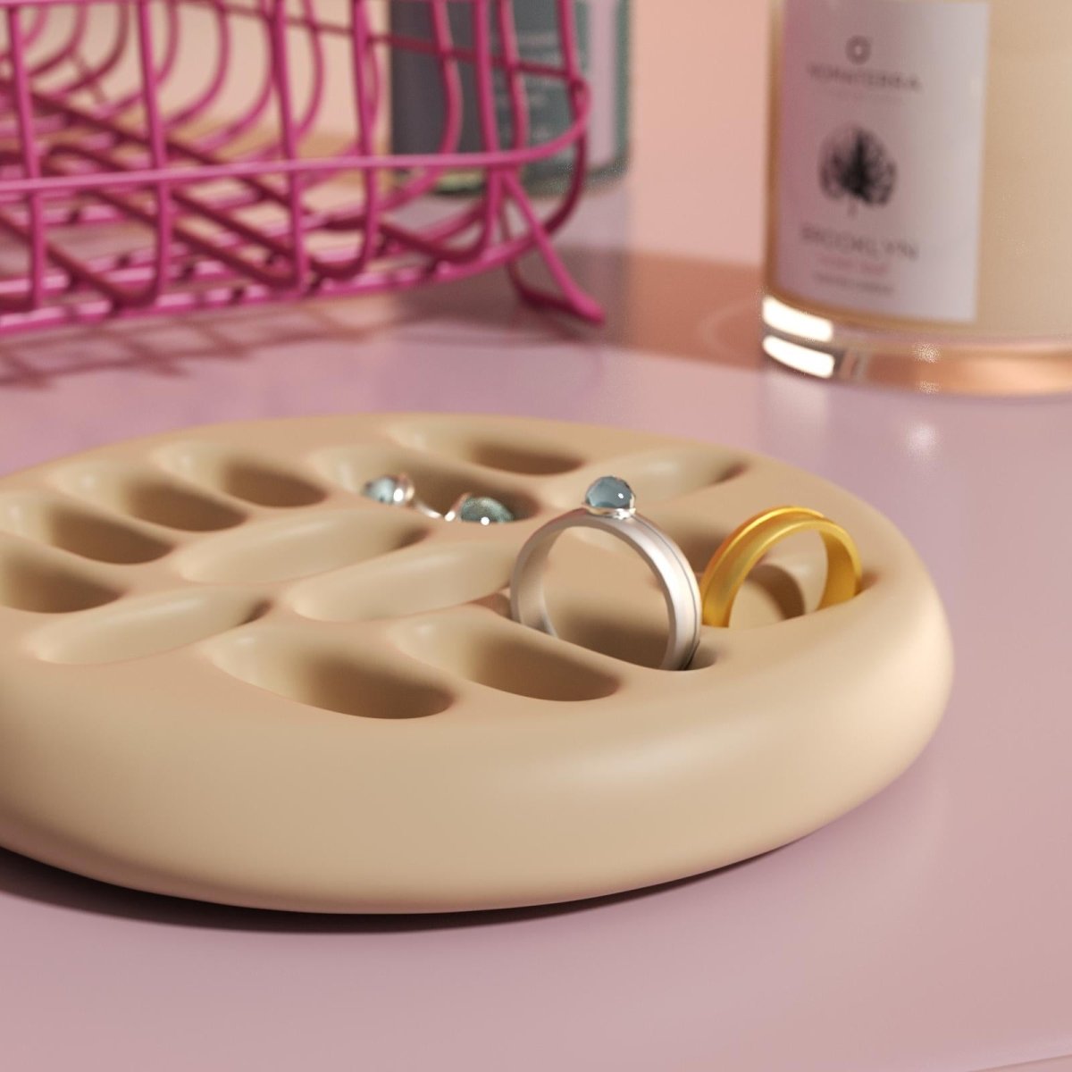 Soft Matte Ring Tray for Everyday Elegance - Boowan Nicole