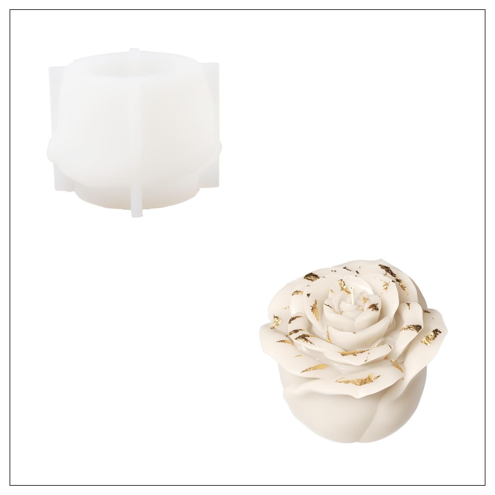 Get the Medium Rose Candle Mold -Boowan Nicole