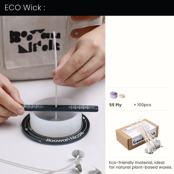 55 Ply Eco Candle Wick - Fits 3oz Jar