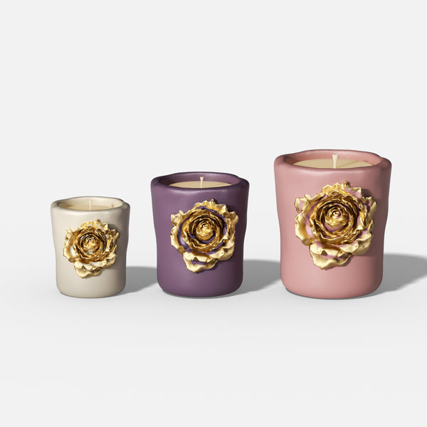 Rose Sculpture Candle Jar Silicone Mold Collection