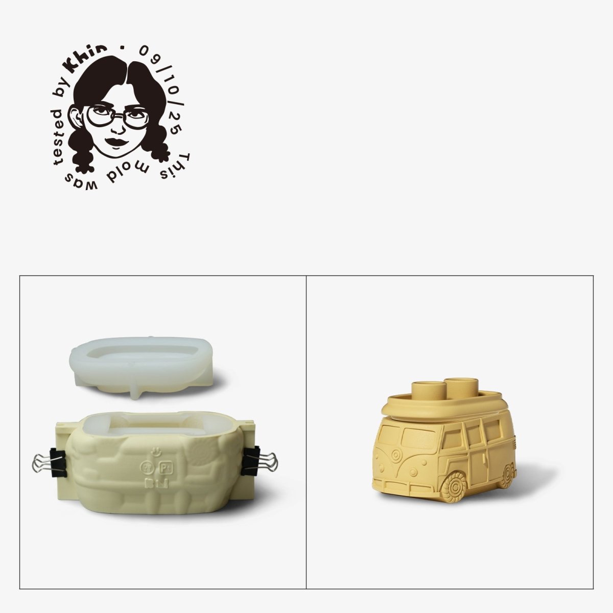 Gently Used Retro Ride Silicone Mold CollectionGently Used MoldSH1156-1-2-Used