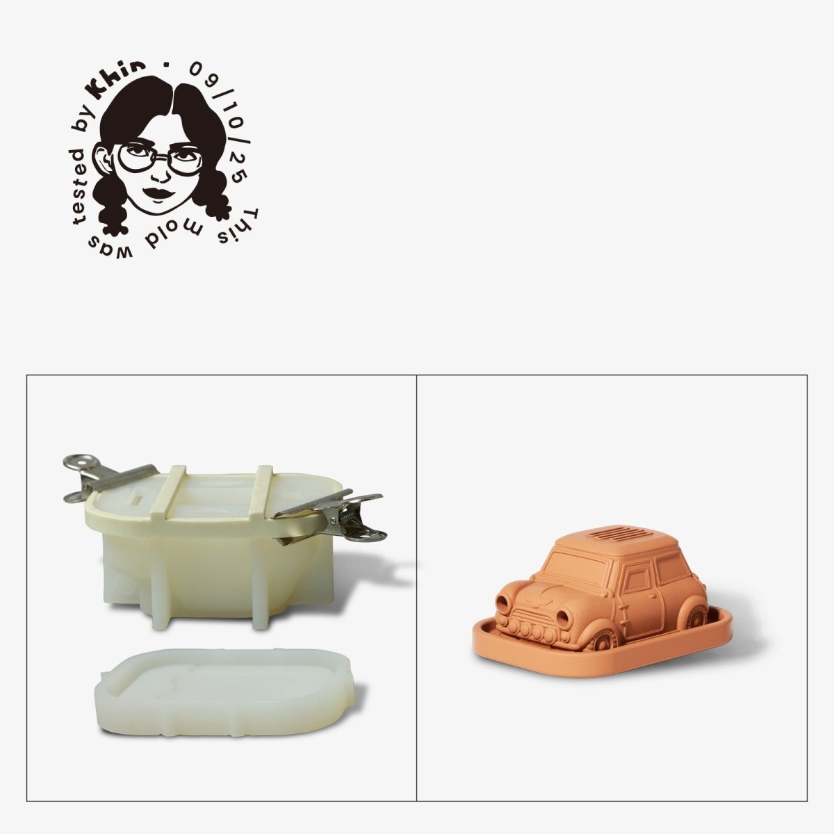 Gently Used Retro Ride Silicone Mold CollectionGently Used MoldSH1064-Used