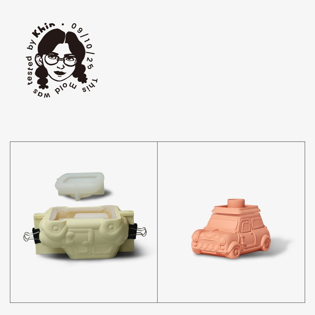 Gently Used Retro Ride Silicone Mold CollectionGently Used MoldSH1157-1-2-Used