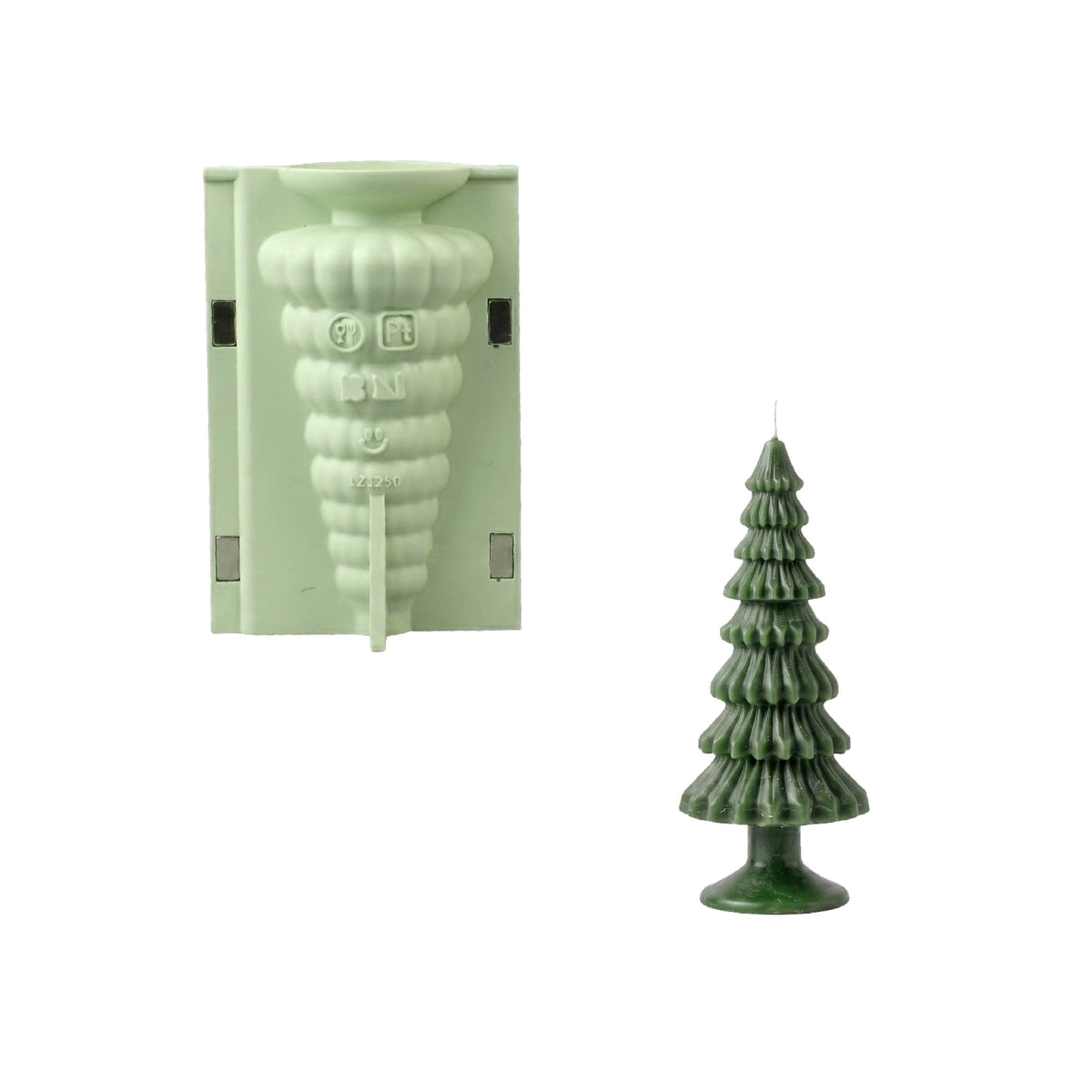 Christmas Tree Taper Candle Silicone Mold Collection