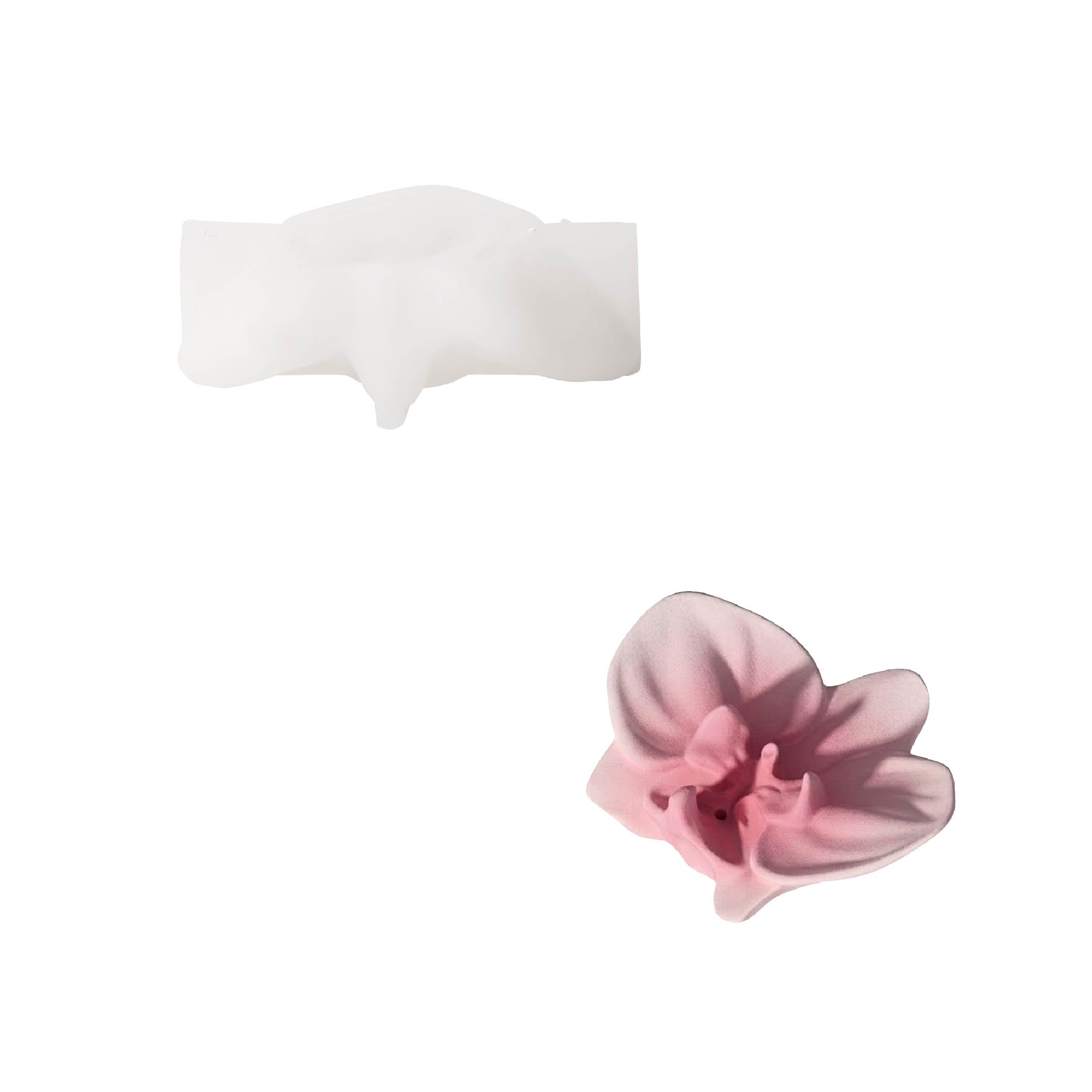 Soft Orchid Incense Holder Silicone Mold
