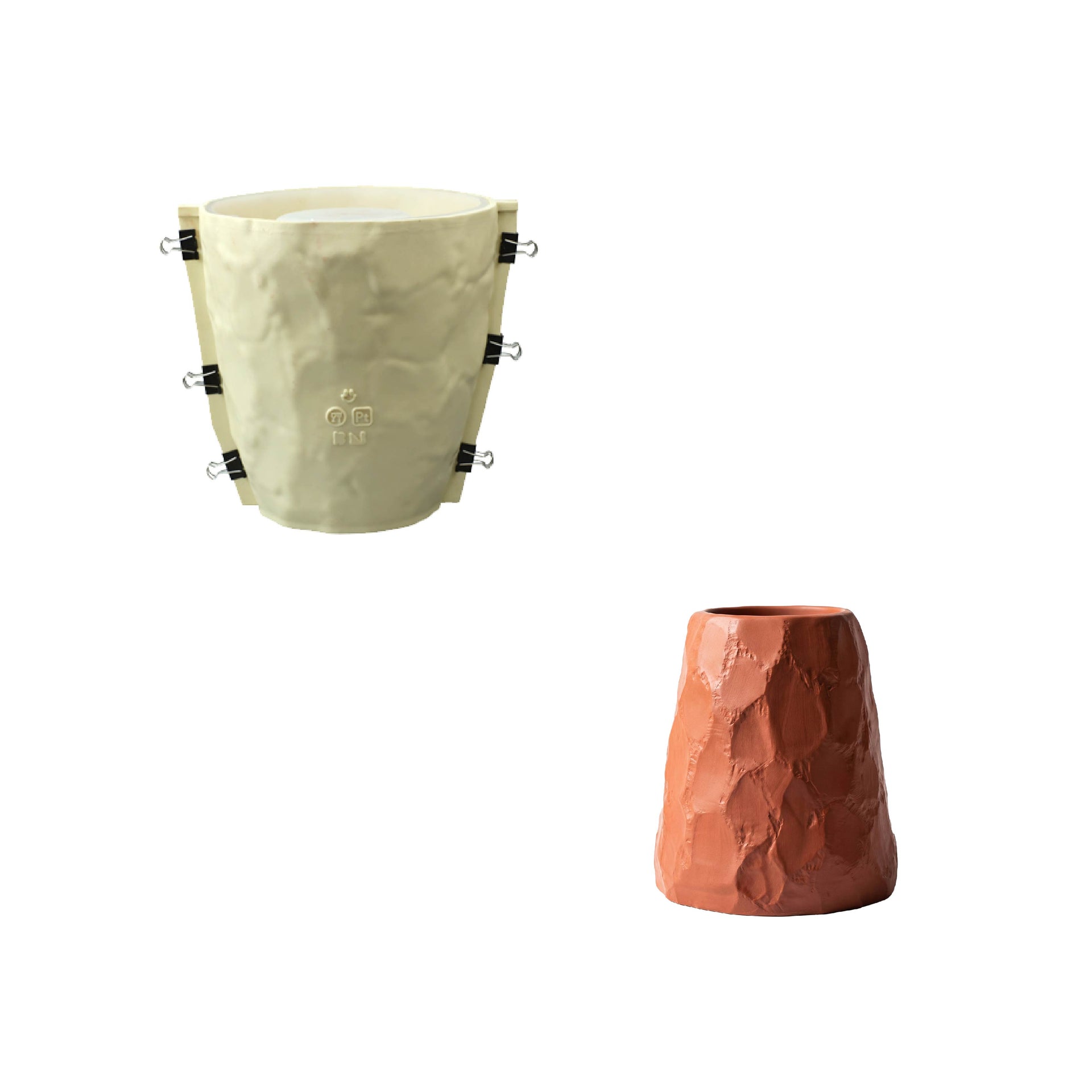 earthy plant pots Katacryl x Boowan Nicole | Earthy Plant Pot Silicone Mold