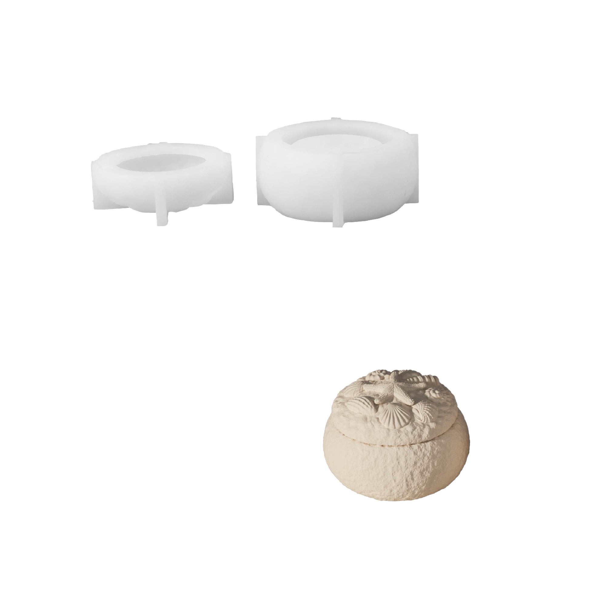 Azulmostaza x BN｜La Isla Bonita Shell Secret Box Silicone Mold Set - product detail 8