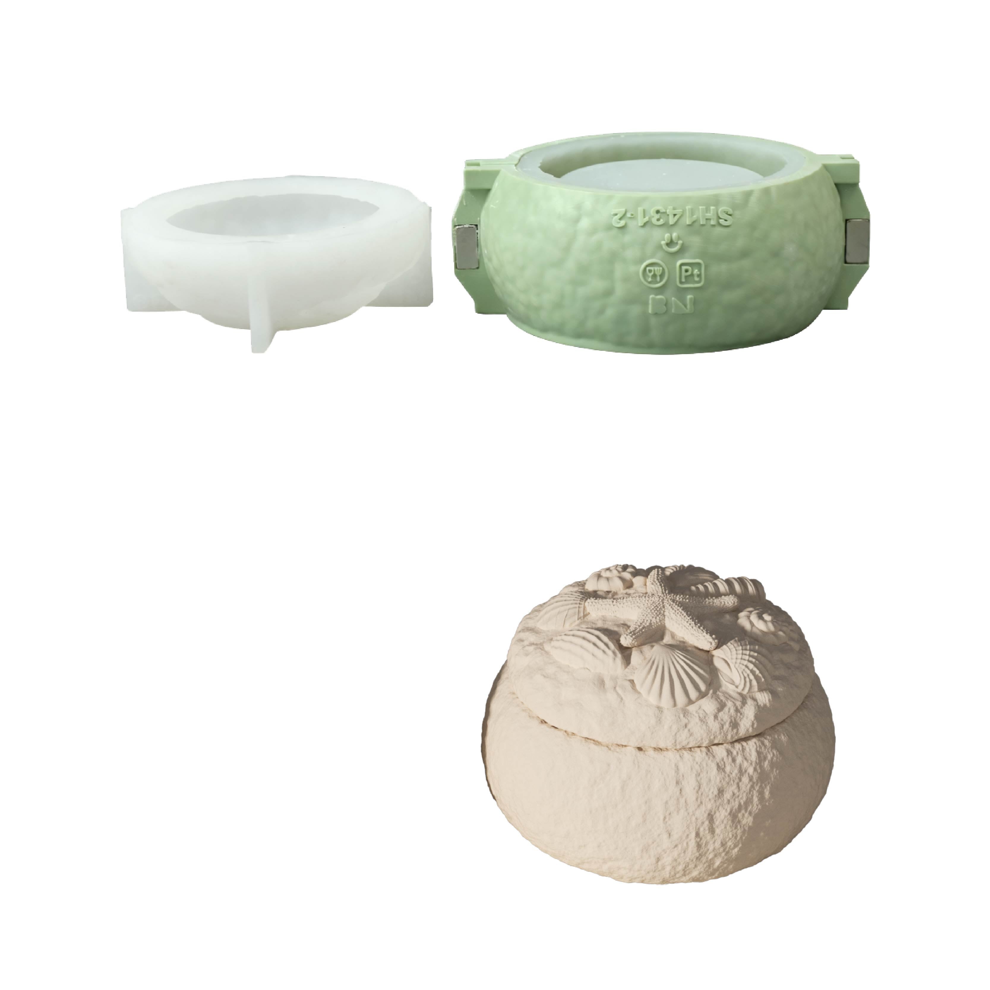 Azulmostaza x BN｜La Isla Bonita Shell Secret Box Silicone Mold Set - product detail 10