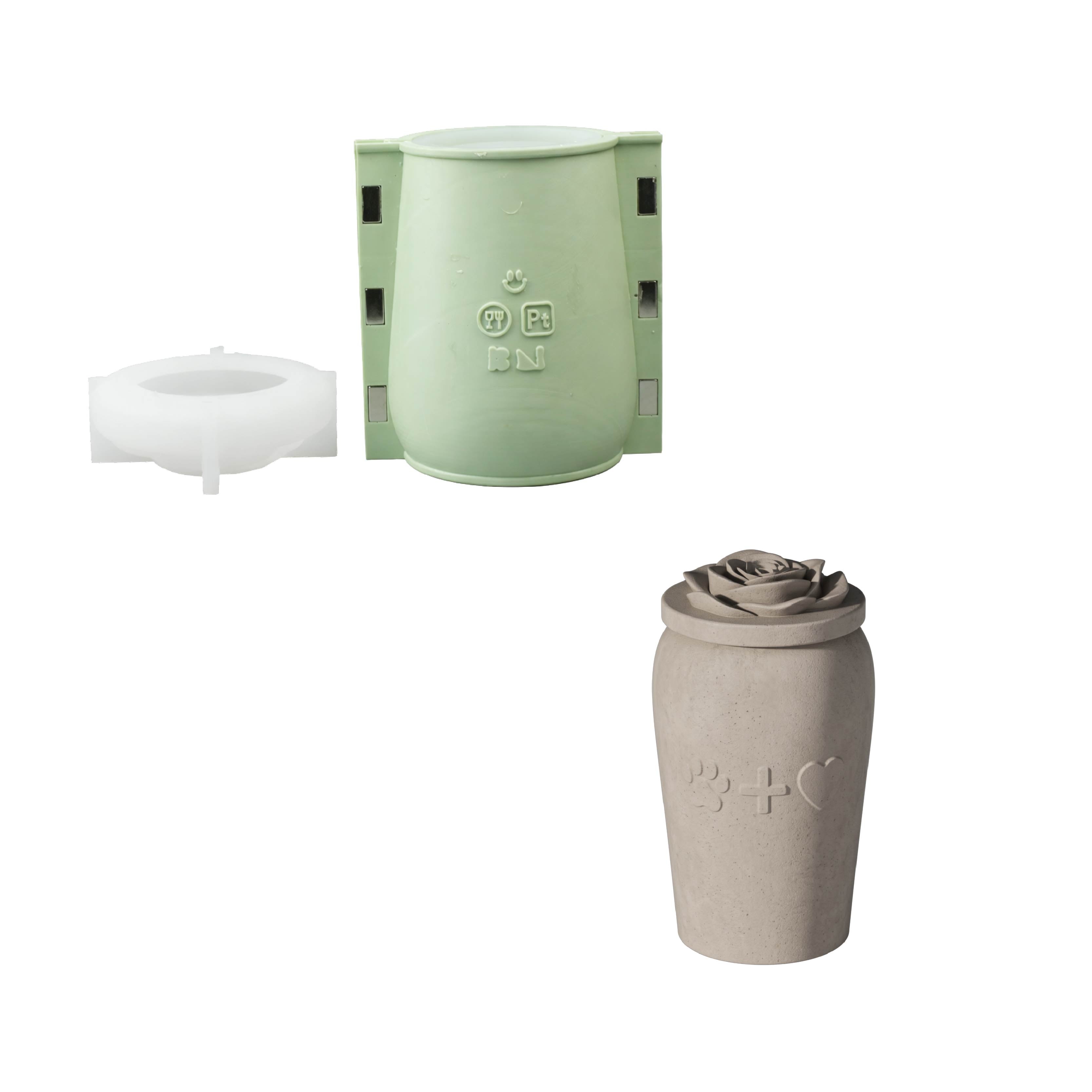 Colt Creations x Boowan Nicole | Rosebud Memorial Pet Urn Silicone Mold