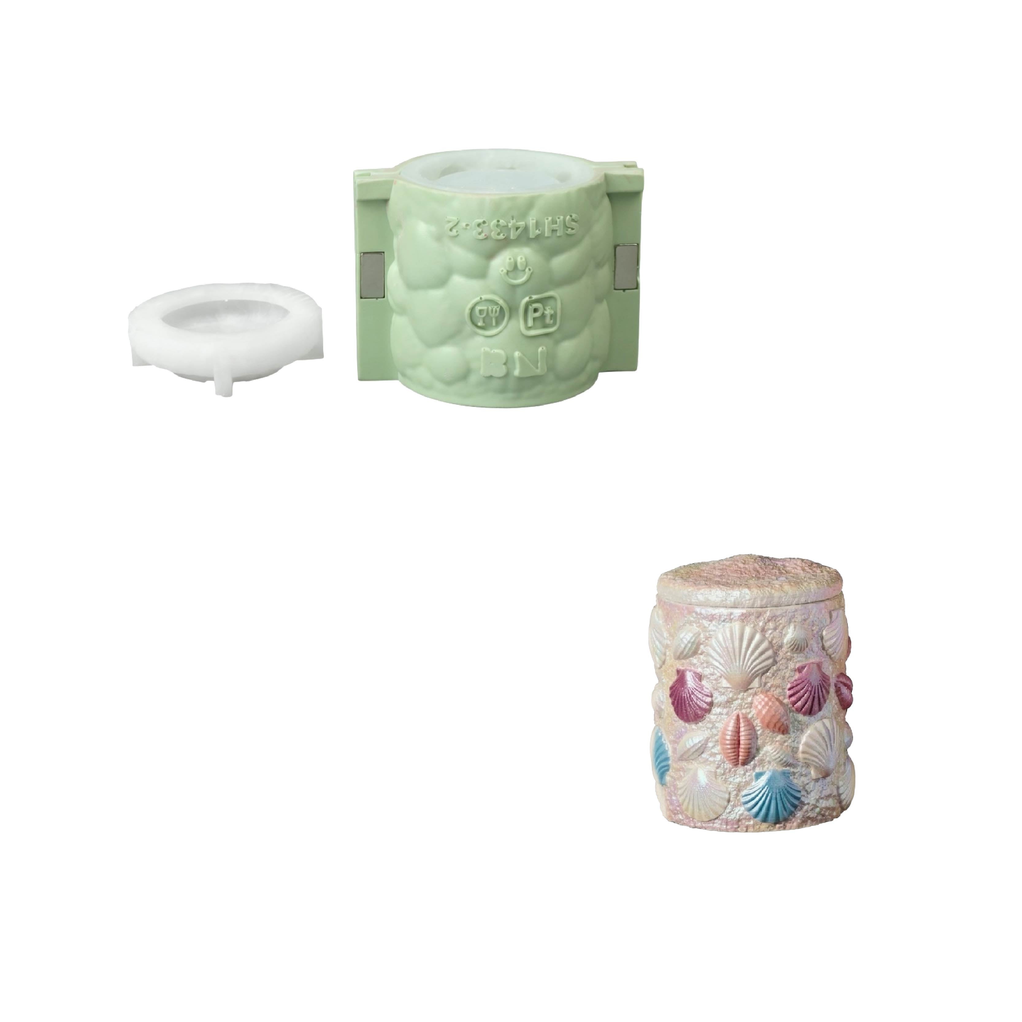 Azulmostaza × BN｜La Isla Bonita Sea Treasure Jar Silicone Mold - product detail 8