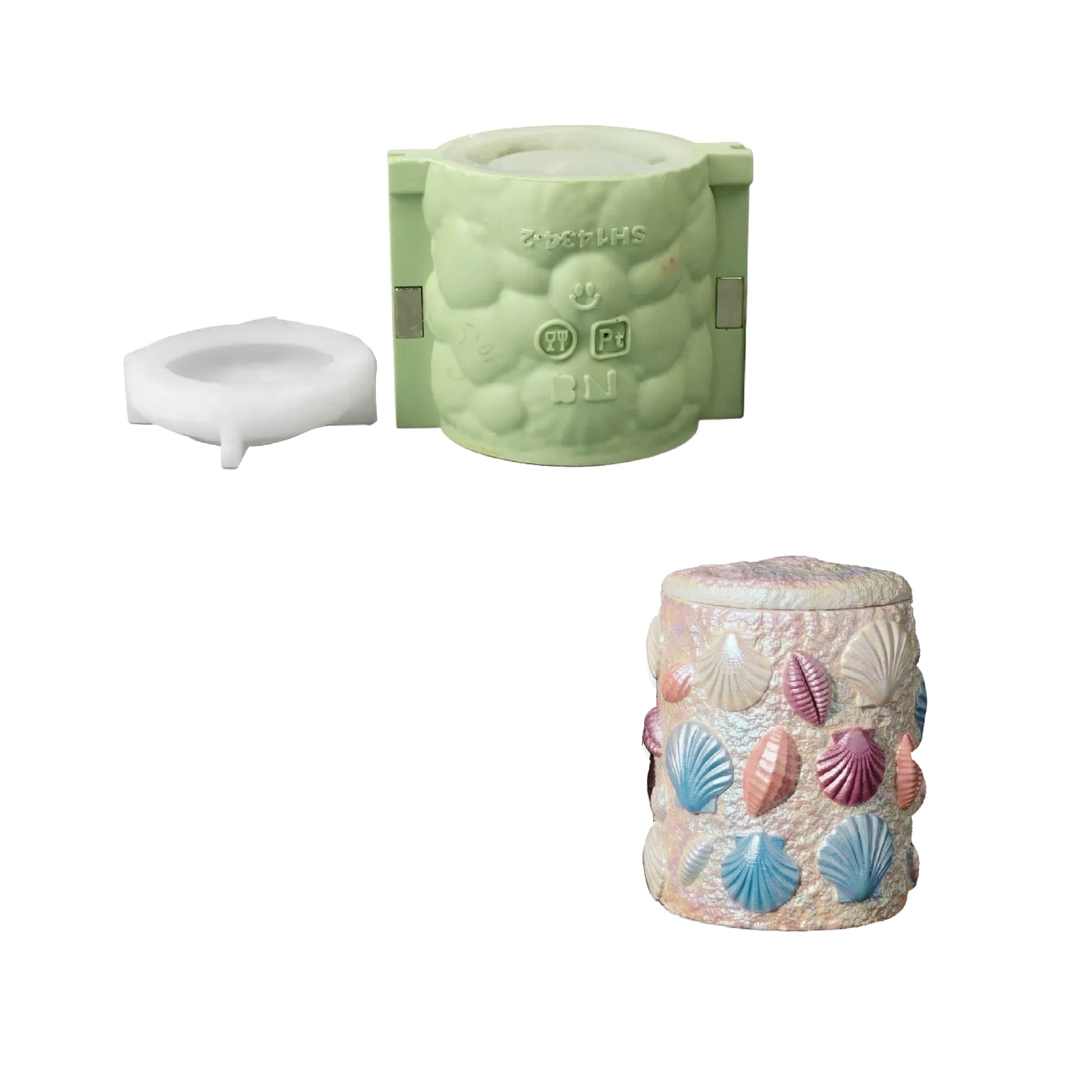 Azulmostaza × BN｜La Isla Bonita Sea Treasure Jar Silicone Mold - product detail 10