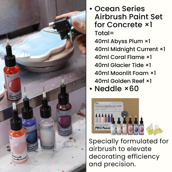 Ocean Series Airbrush Paint Set