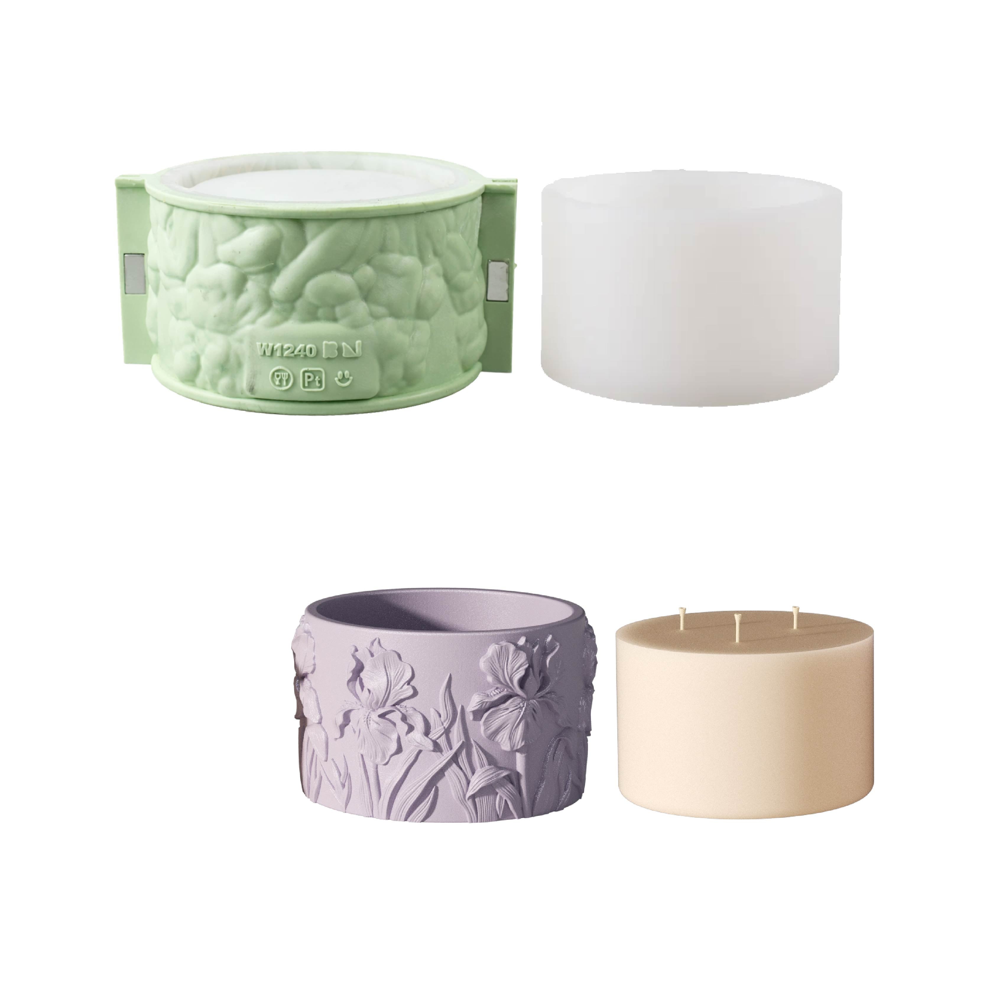 Studio82 x Boowan Nicole | Iris Flower Candle Jar Mold