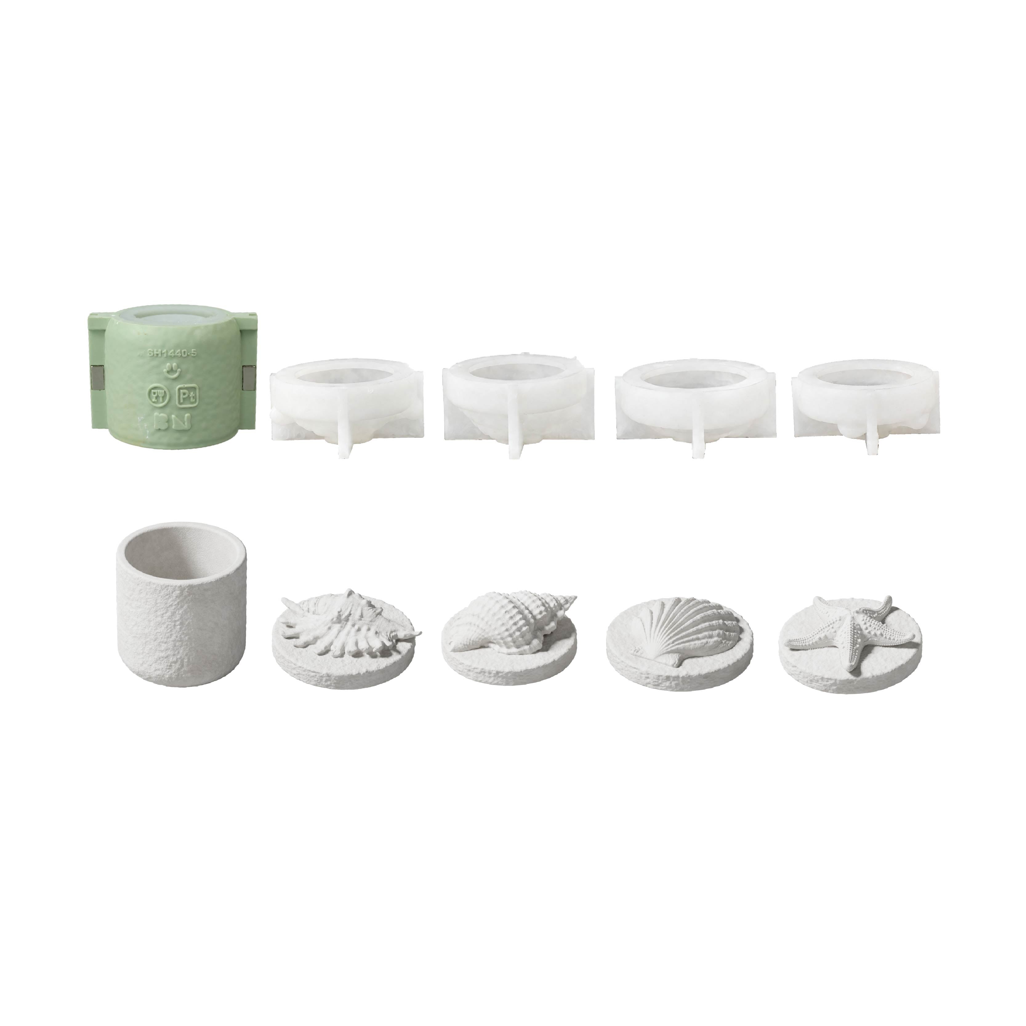 Azulmostaza x BN｜La Isla Bonita Ibiza Shell Set Silicone Mold