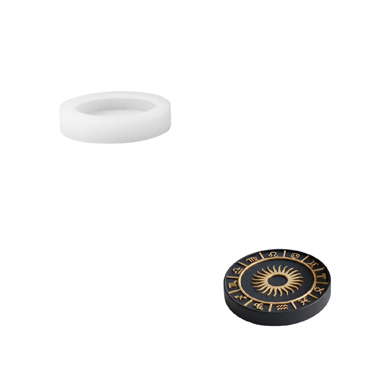 Bougies d'Esprit × Boowan Nicole ｜ Maison Astrale Zodiac Candle Jar Silicone Mold