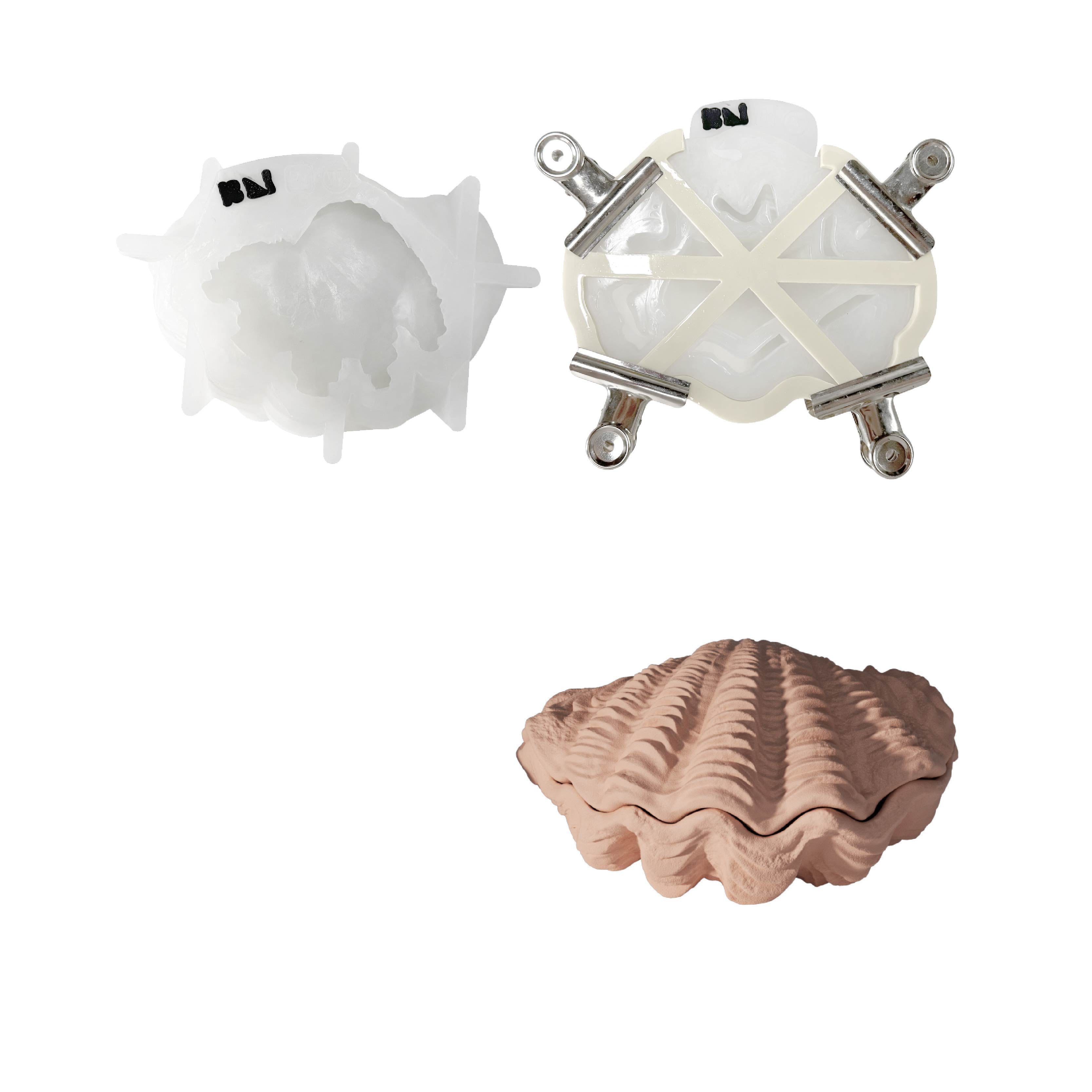 Azulmostaza × Boowan Nicole ｜La Isla Bonita Shell Ritual Jar Silicone Mold