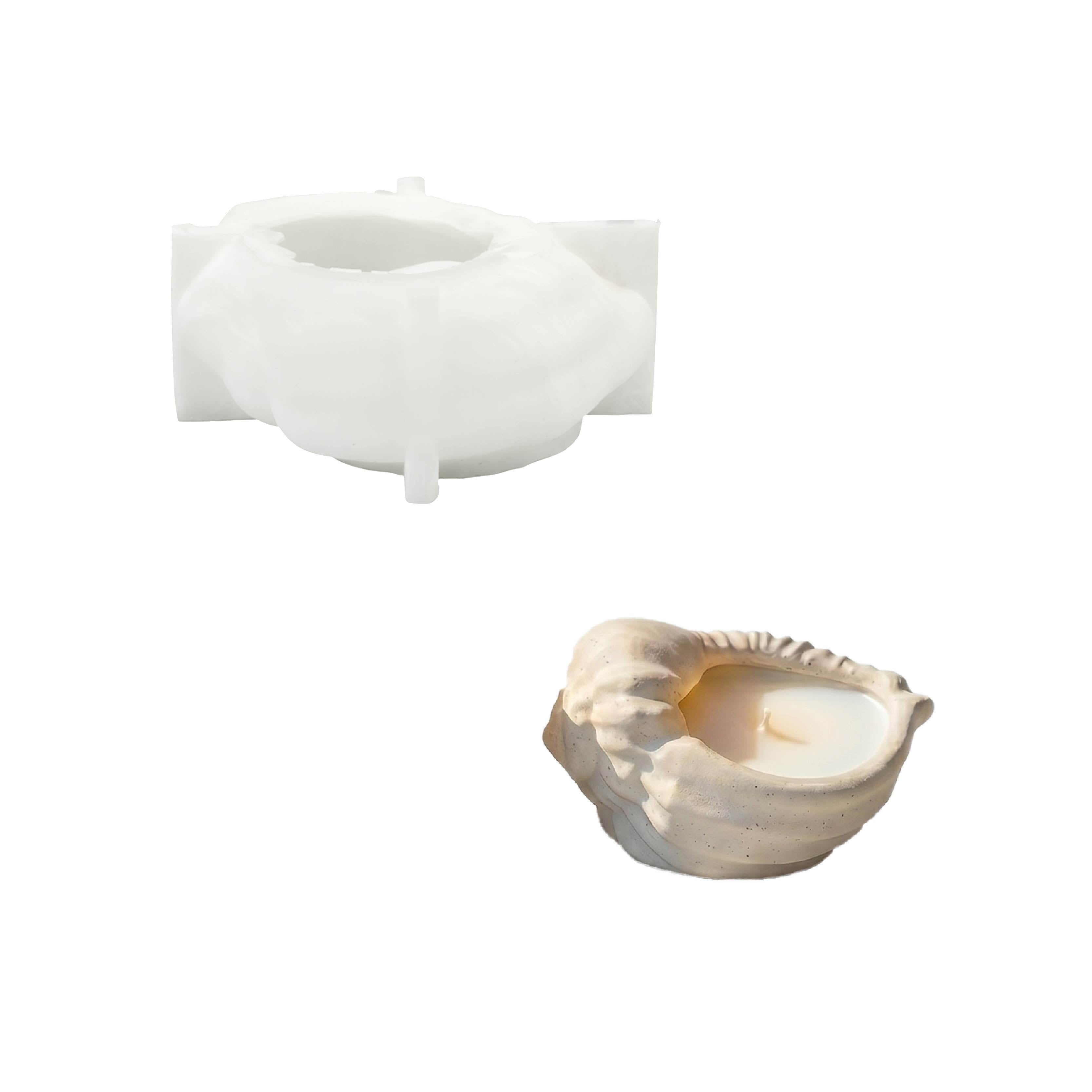 Sea Whisper Conch Candle Jar Mold Collection - product detail 8