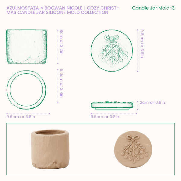 SH1590 size guide - mistletoe lid emblem design